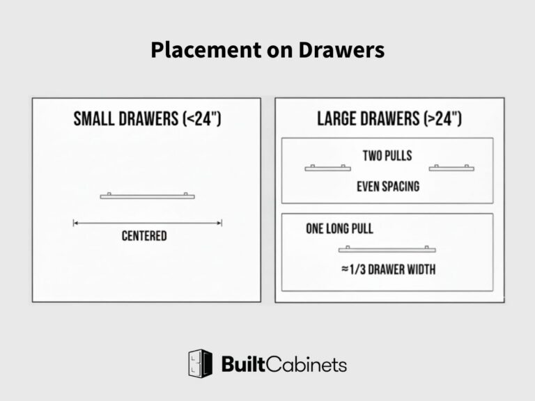 Placement on Drawers