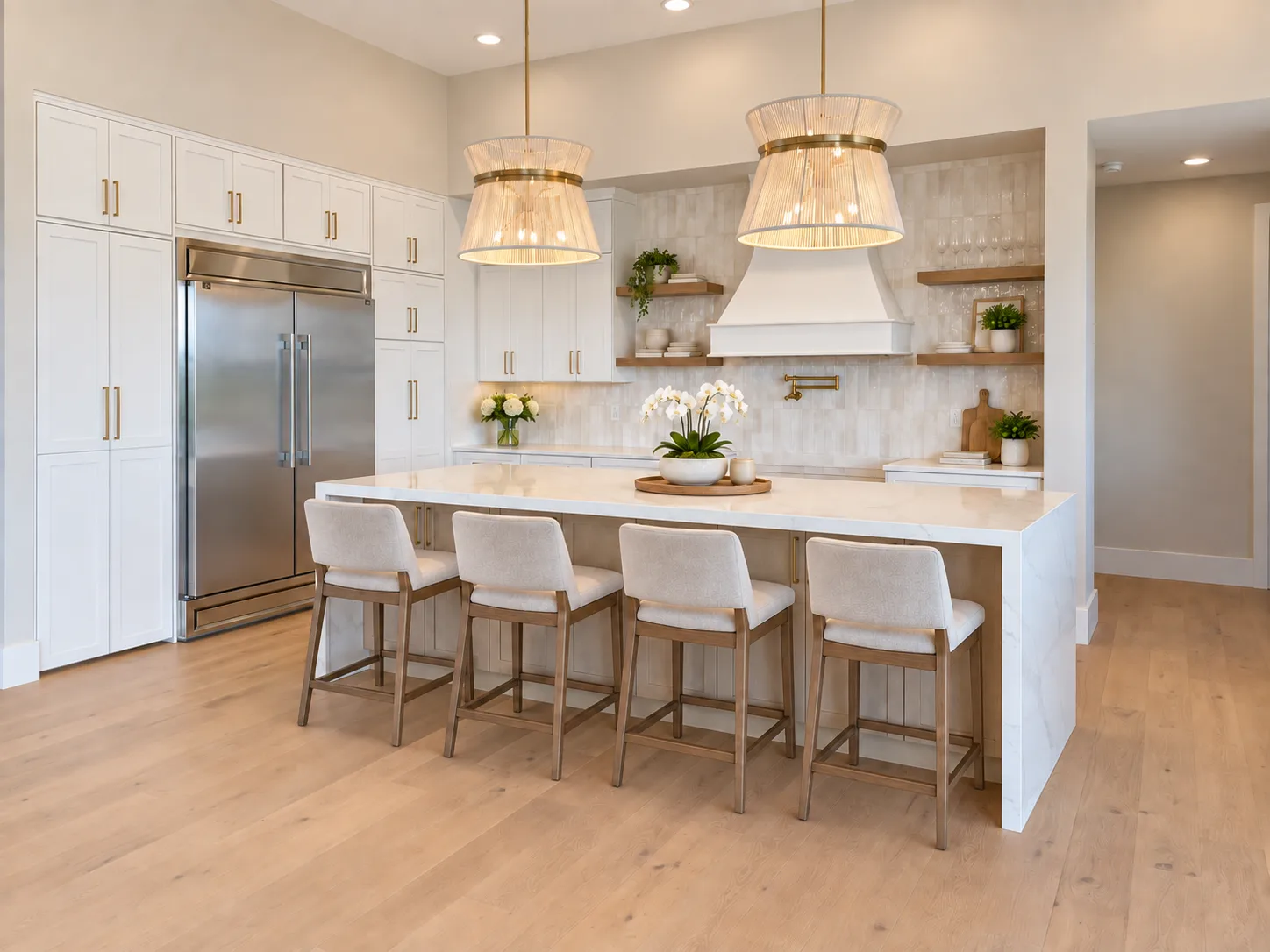 Craftsman kitchen in a builder's personal home, Greer SC