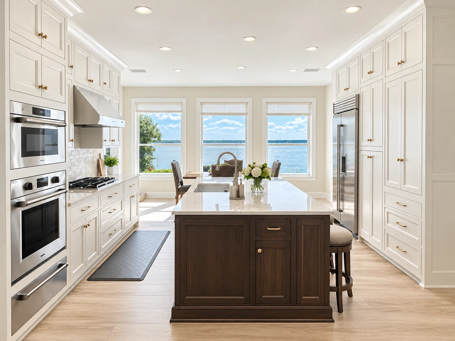 Custom kitchen with water view, Saint Johns FL